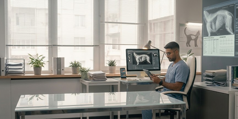 A real workflow example of cloud-based veterinary software in action